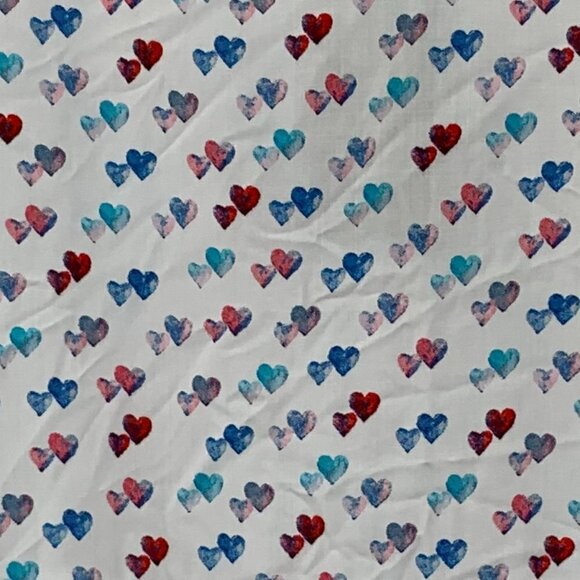 Jane & Delancy Hearts Print Ruffle Top Bell Sleeve - Picture 2 of 6